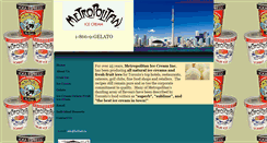 Desktop Screenshot of metropolitanicecream.com